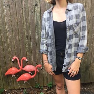 RAILS flannel long-sleeve button down shirt